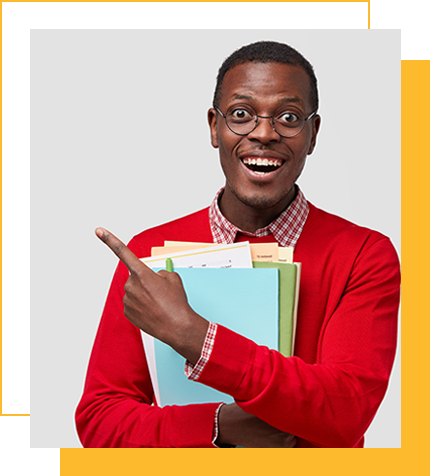 Illustration of career guidance and student support